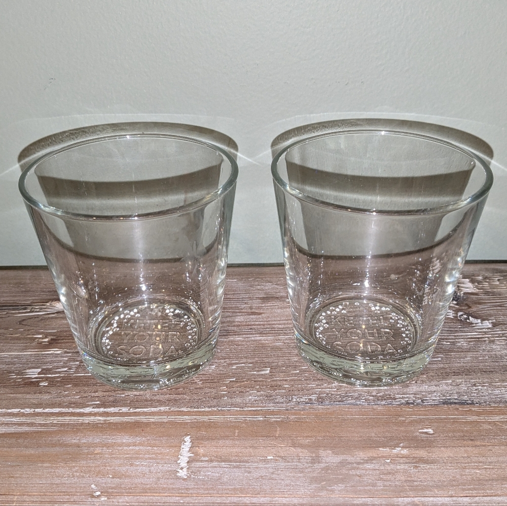 2 Ketel One Vodka Ketel Your Soda Rocks Glasses Advertising
